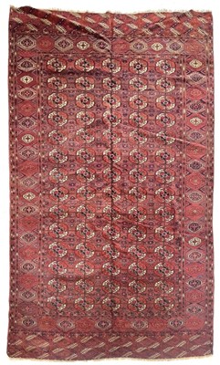 Lot 165 - A Tekke Turkoman carpet, circa 1900.