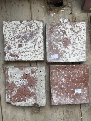 Lot 244 - Pugin, Encaustic tiles, Queen Eleanor with a parrot