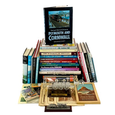Lot 638 - Railway Reference Books Including Cornish (x50) Plus 2 Models.