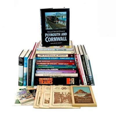 Lot 638 - Railway Reference Books Including Cornish (x50) Plus 2 Models.
