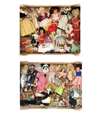 Lot 844 - Large Collection (in excess of 40) of Dolls including National Costumes, Examples.