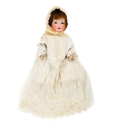 Lot 853 - German Porcelain Faced Heubach Koppelsdorf Doll - 320.