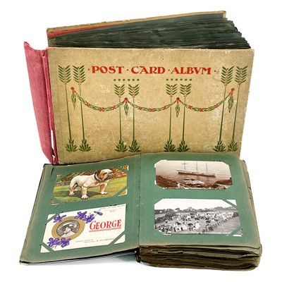 Lot 941 - 500 Plus Postcards - Mainly Early in 2 Postcard Albums.