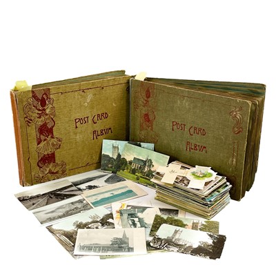 Lot 942 - 400 Plus Postcards - Mainly Early In 2 Postcard Albums.