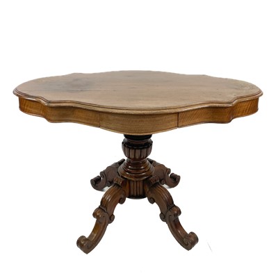 Lot 1946 - A Victorian low pedestal centre table.