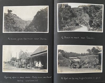 Lot 66 - Japan interest. Photograph album 'Rambles in Kyushu, Japan, Sept 1913'.