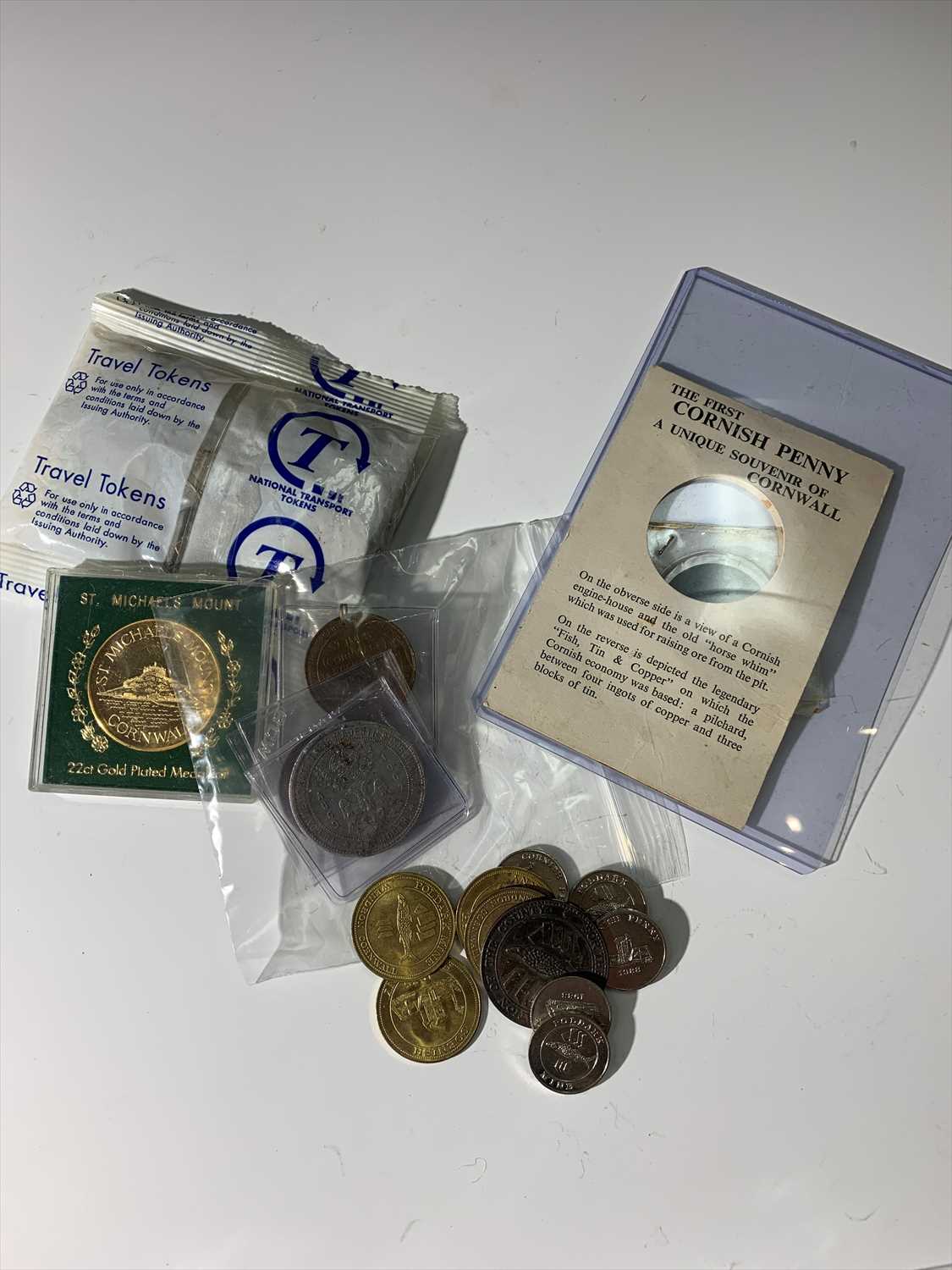 Lot 562 - Cornish Medallions + Tokens