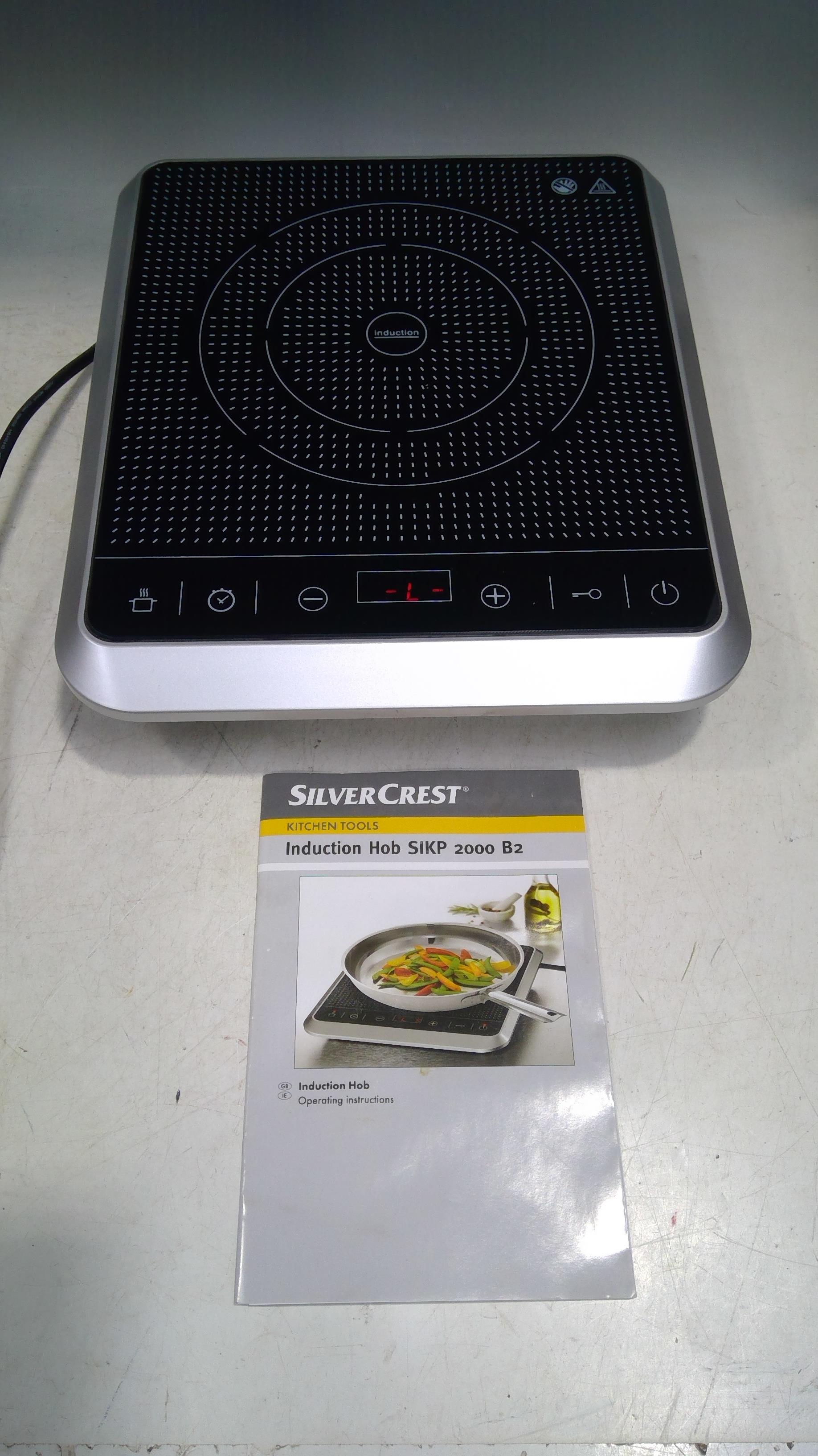 Lot 34 A SilverCrest Induction Hob. Model SIKP 2000