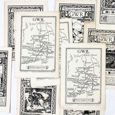Lot 644 - Great Western Railway - "The Line to Legend Land" Pamphlets (x15).