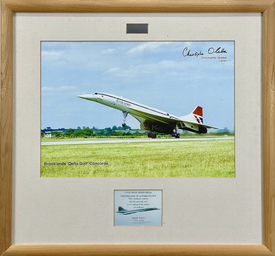 Lot 950 - Concorde Memorabilia Framed & Glazed Prints (x3).