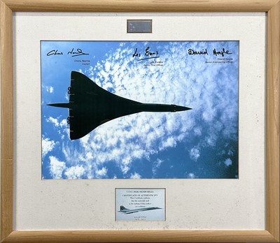 Lot 950 - Concorde Memorabilia Framed & Glazed Prints (x3).