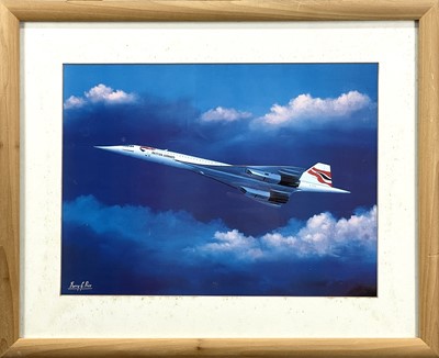 Lot 950 - Concorde Memorabilia Framed & Glazed Prints (x3).