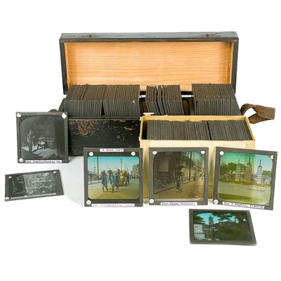 Lot 97 - China interest. A collection of glass lantern slides.