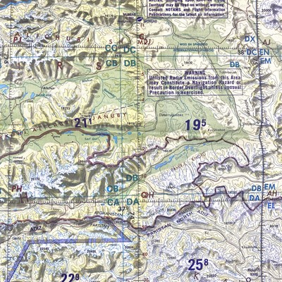 Lot 441 - Afghanistan War Double Sided British Escape Map.
