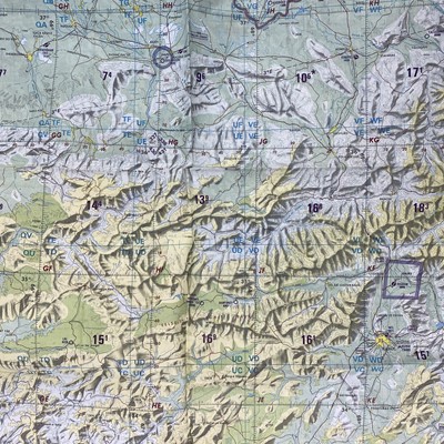 Lot 441 - Afghanistan War Double Sided British Escape Map.