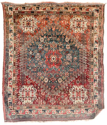 Lot 122 - An Abadeh rug, South West Persia, circa 1900.