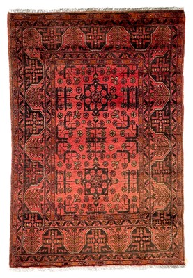 Lot 139 - An Afghan rug, mid-late 20th century