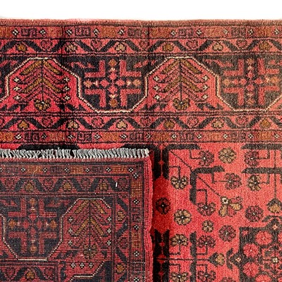 Lot 139 - An Afghan rug, mid-late 20th century