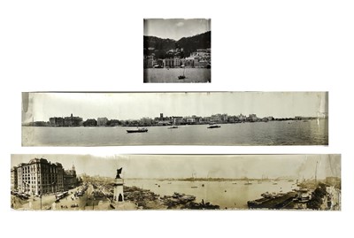 Lot 105 - Panoramic photographs of 'The Bund', Shanghai, [c.1900]