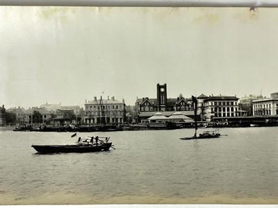 Lot 105 - Panoramic photographs of 'The Bund', Shanghai, [c.1900]