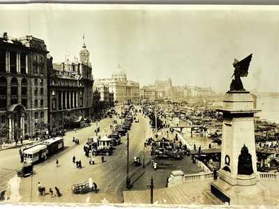 Lot 105 - Panoramic photographs of 'The Bund', Shanghai, [c.1900]