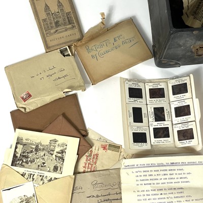 Lot 107 - W. A.B Leach, postcards, photos and ephemera of his life.