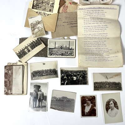 Lot 107 - W. A.B Leach, postcards, photos and ephemera of his life.