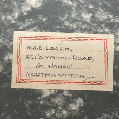 Lot 107 - W. A.B Leach, postcards, photos and ephemera of his life.