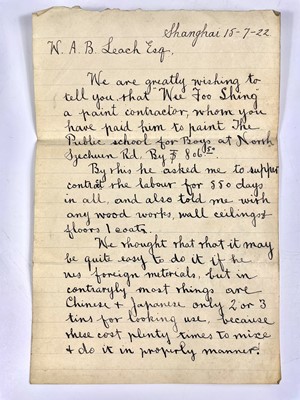 Lot 107 - W. A.B Leach, postcards, photos and ephemera of his life.