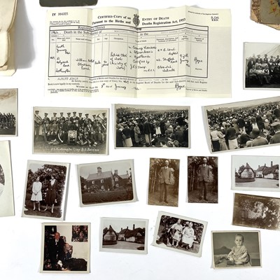 Lot 107 - W. A.B Leach, postcards, photos and ephemera of his life.