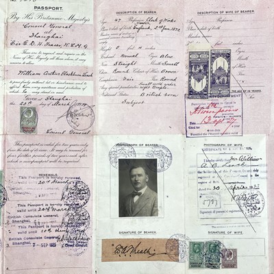 Lot 107 - W. A.B Leach, postcards, photos and ephemera of his life.