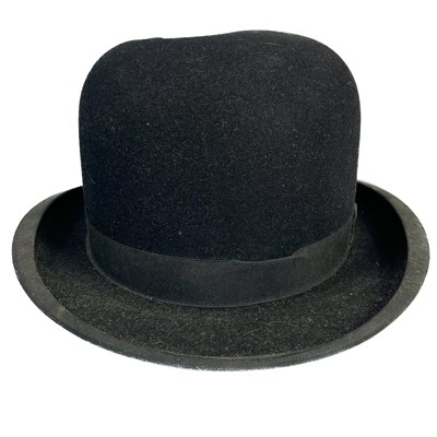 Lot 111 - A Christy's London silk top hat and a Falcon bowler hat.