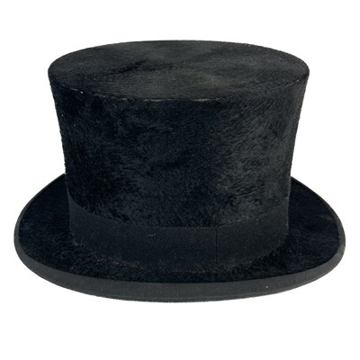 Lot 111 - A Christy's London silk top hat and a Falcon bowler hat.