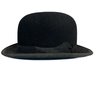 Lot 111 - A Christy's London silk top hat and a Falcon bowler hat.