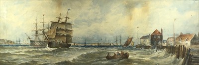 Lot 128 - Thomas Bush HARDY (1842-1897) Setting Sail...