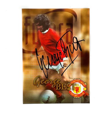 Lot 982 - Trading Cards - Futera Signed George Best Card.