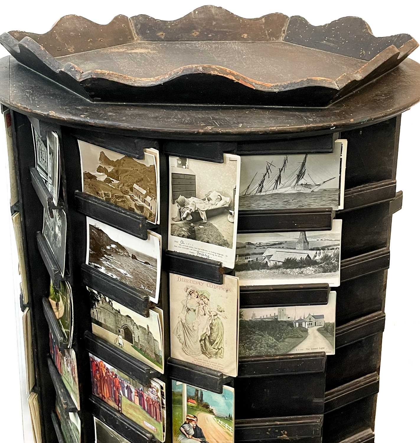 Lot 956 - Wooden Picture Postcard Display Stand.