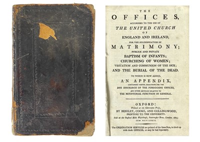 Lot 374 - The offices, according to the use of the United church of England and Ireland