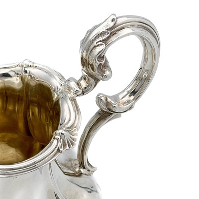 Lot 199 - A Victorian silver milk jug by Charles Reily & George Storer.