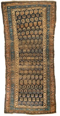 Lot 156 - A Kurdish long rug, circa 1900.