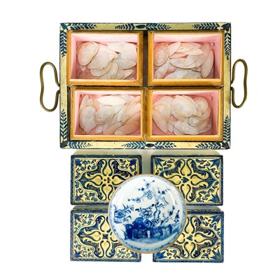 Lot 670 - A quantity of Chinese mother of pearl counters.