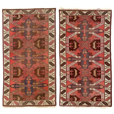 Lot 160 - A near pair of Garabagh rugs, South Caucasus, circa 1930's.