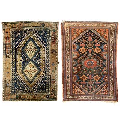 Lot 164 - Two Hamadan rugs, North West Persia, circa 1920.