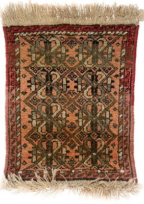 Lot 166 - An Afghan rug, two Afghan mats and a Lillihan mat, North West Persia.