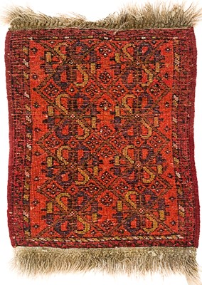 Lot 166 - An Afghan rug, two Afghan mats and a Lillihan mat, North West Persia.