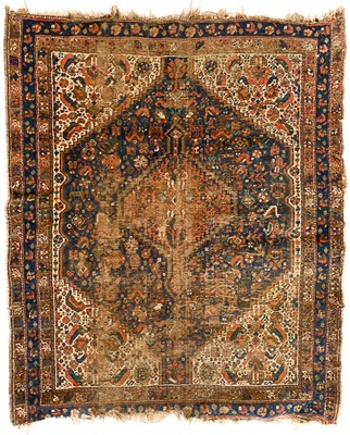 Lot 181 - A Khamseh rug, South West Persia, late 19th century.