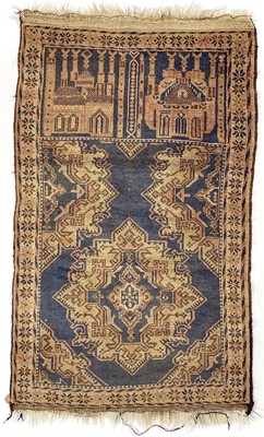 Lot 186 - An Afghan rug, circa 1930-1950.