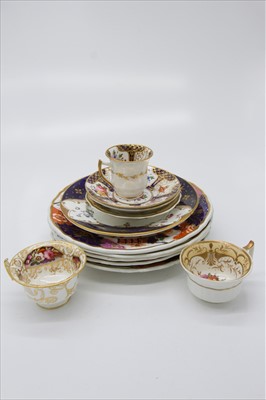 Lot 1435 - A set of five Davenport stone china dinner...