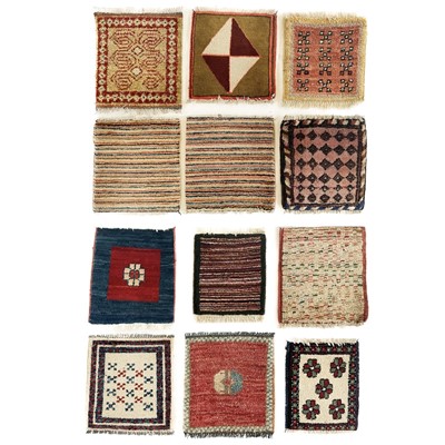 Lot 206 - Twelve Gabbeh mats.