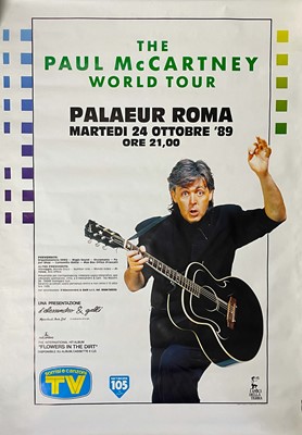 Lot 170 - Paul McCartney tour poster.